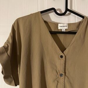 Frank and Oak dress , size M, olive colour